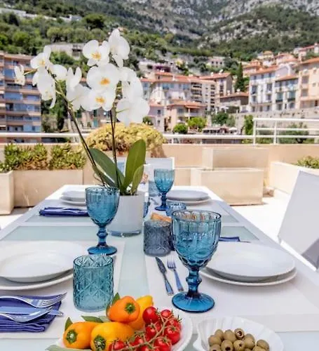 Penthouse Exceptionnel Vue Proche Monaco Lägenhet Beausoleil