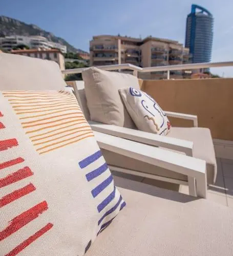 Penthouse Exceptionnel Vue Proche Monaco 아파트 *