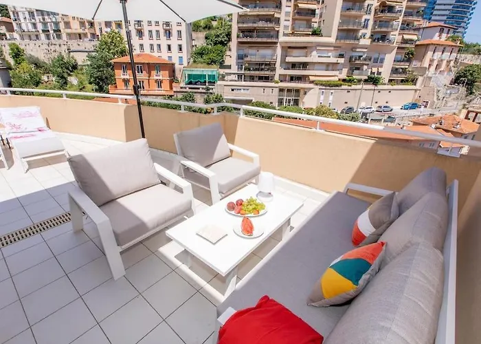 아파트 Penthouse Exceptionnel Vue Proche Monaco 보솔레이